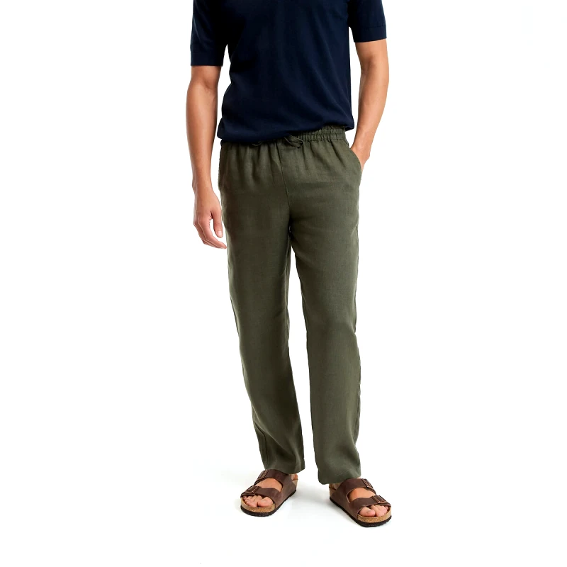 La Redoute Collections Λινό παντελόνι σε ίσια γραμμή