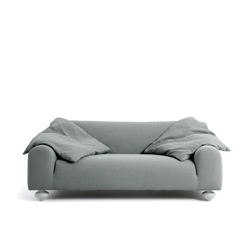 OTTO STUDIO FOR AM.PM Καναπές με ταπετσαρία από βαμβάκι λινό Μ104xΠ195xΥ83cm