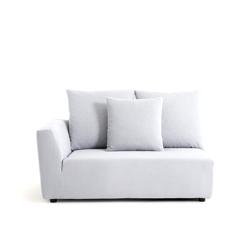 OTTO STUDIO FOR AM.PM Μισός καναπές με ταπετσαρία από βαμβάκι λινό Μ103xΠ152xΥ85cm