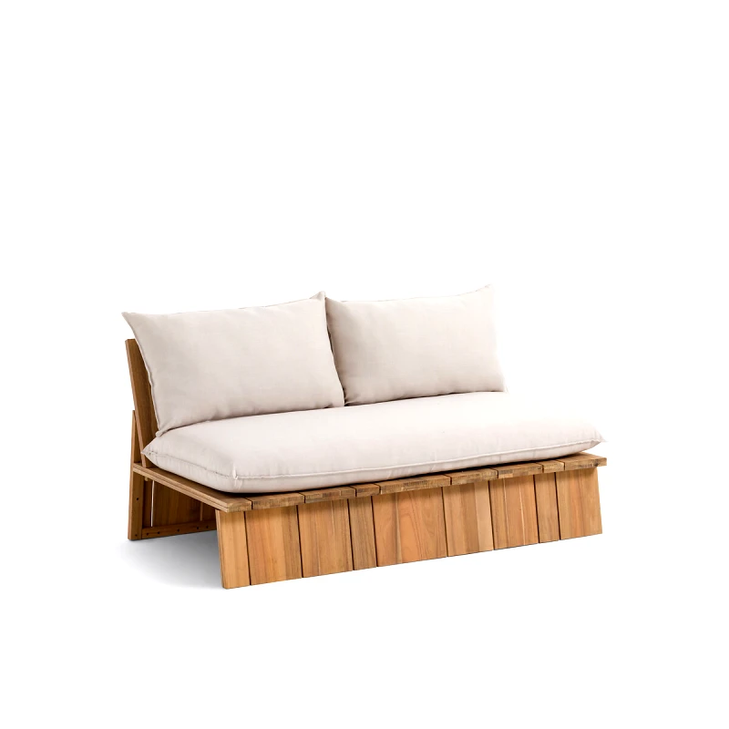 La Redoute Interieurs Καναπές κήπου από ξύλο ακακίας Μ76xΠ140cm