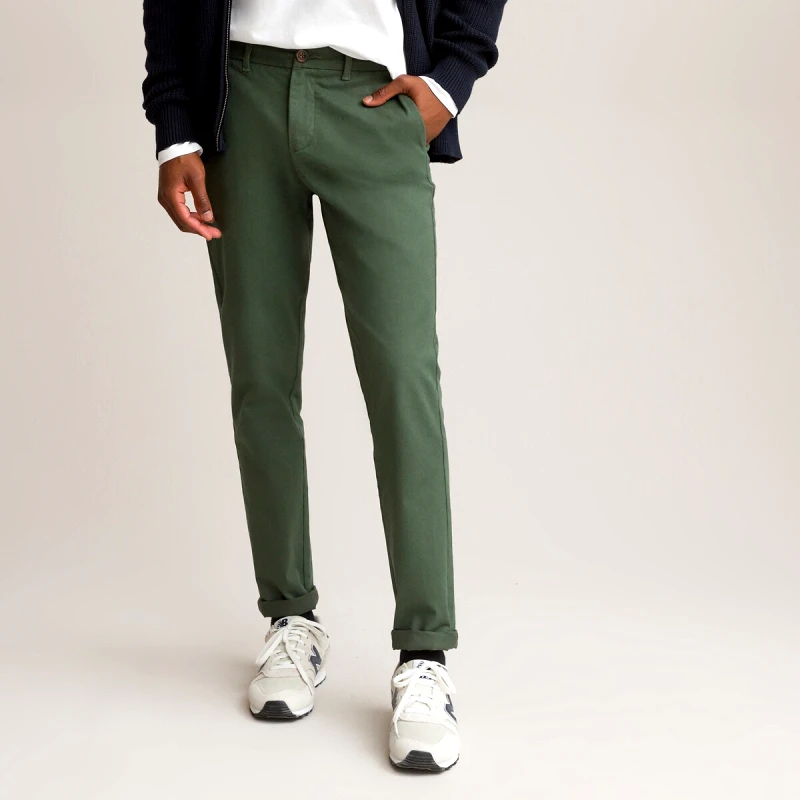 La Redoute Collections Παντελόνι chino σε γραμμή slim από οργανικό βαμβάκι