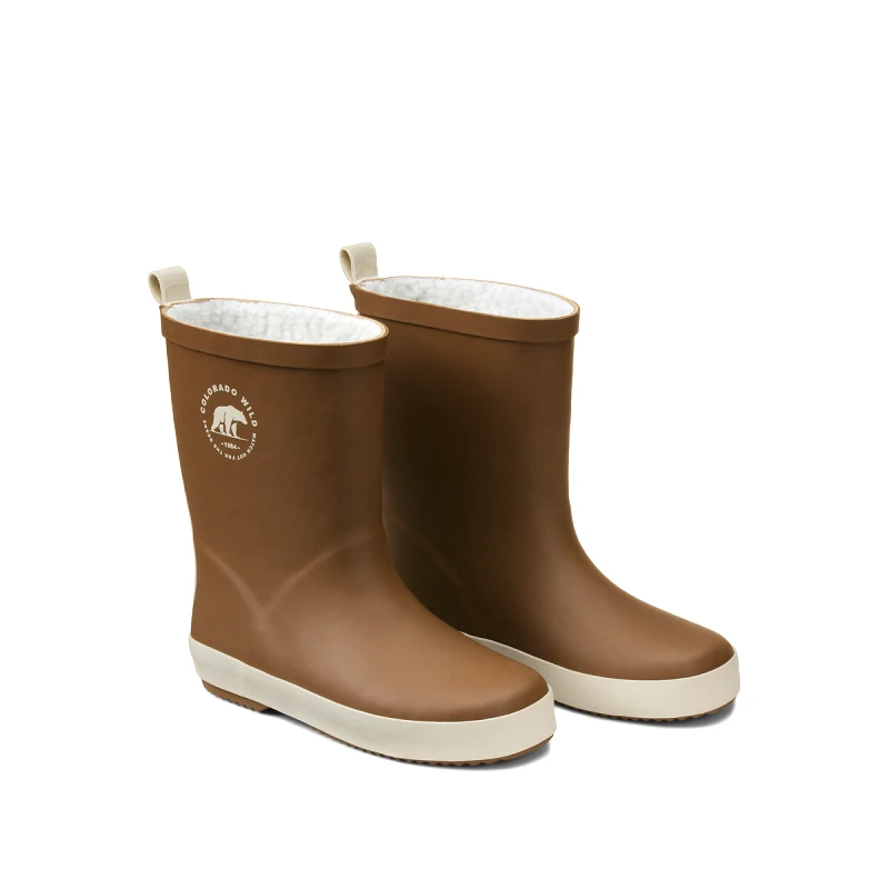 La Redoute Collections Γαλότσες με γούνινη επένδυση και μοτίβο αρκουδάκι