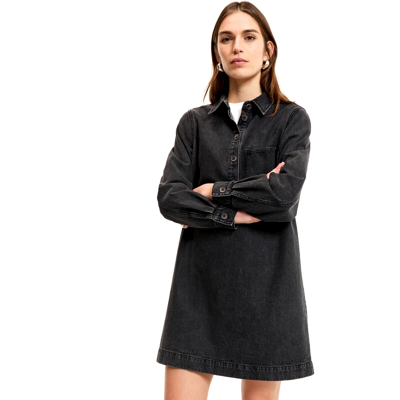 La Redoute Collections Κοντό φόρεμα από ντένιμ