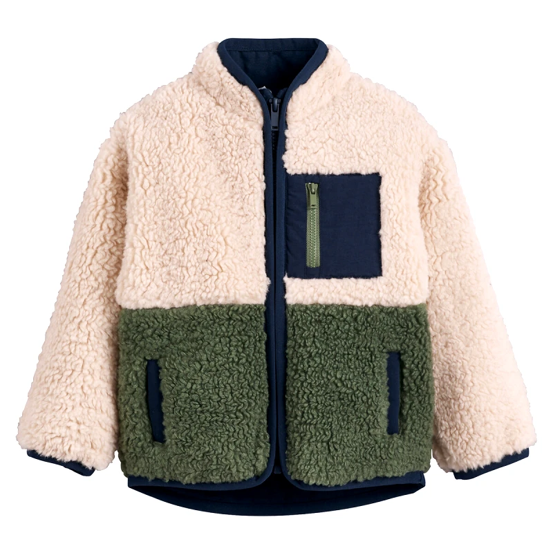 La Redoute Collections Ζακέτα από sherpa με όρθιο λαιμό