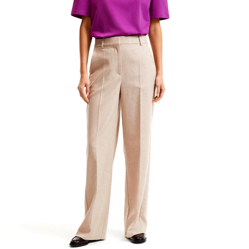 La Redoute Collections Ψηλόμεσο φαρδύ παντελόνι