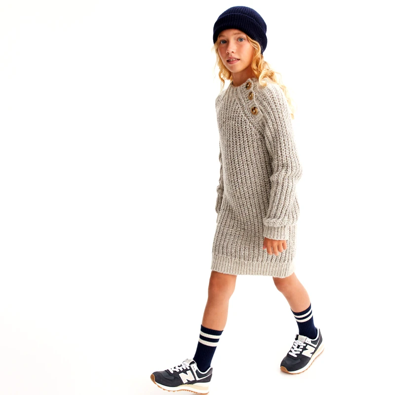 La Redoute Collections Πλεκτό φόρεμα με όρθιο λαιμό