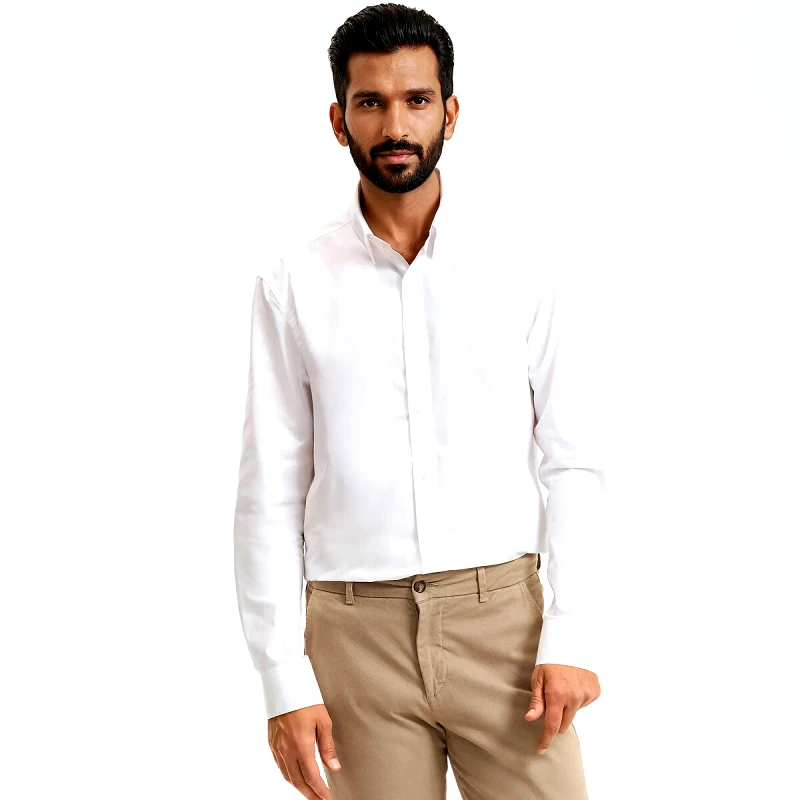 La Redoute Collections Μακρυμάνικο slim πουκάμισο