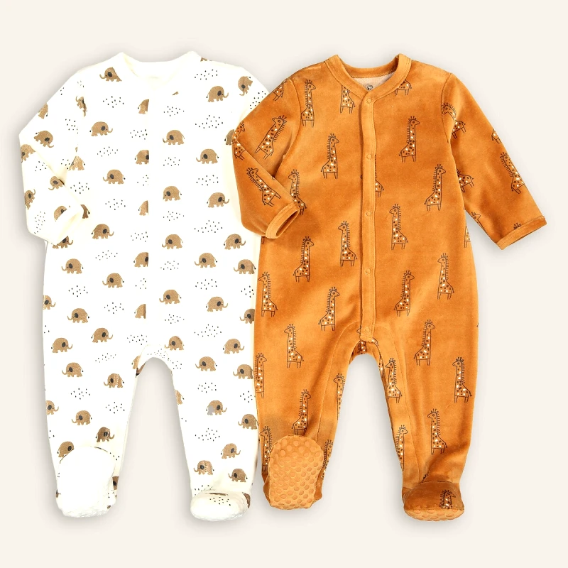 La Redoute Collections Σετ 2 βελουτέ πιτζαμάκια