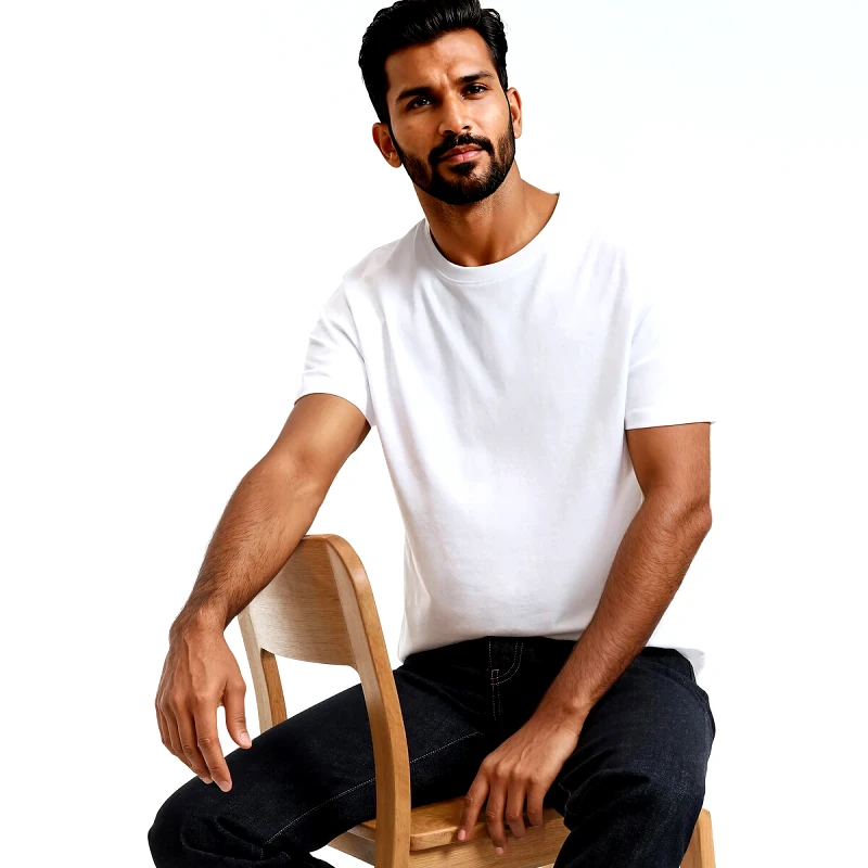 La Redoute Collections Κοντομάνικο T-shirt από οργανικό βαμβάκι