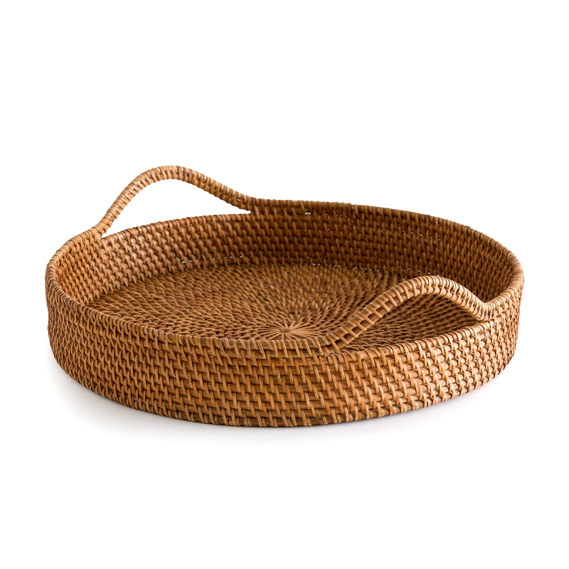 AM.PM Στρογγυλός δίσκος από ρατάν