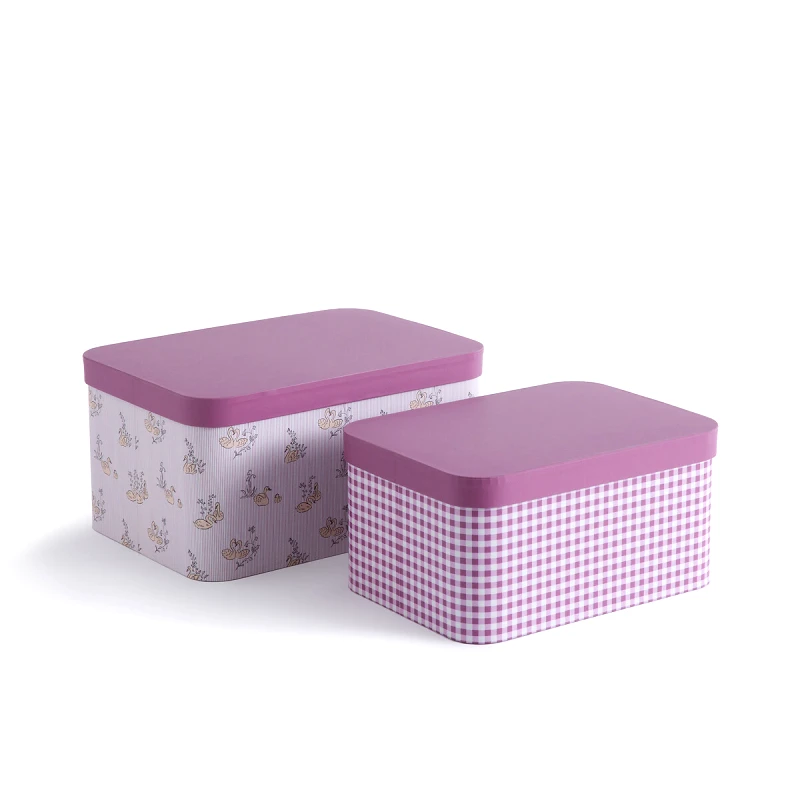La Redoute Interieurs Σετ 2 αποθηκευτικά κουτιά με καπάκι