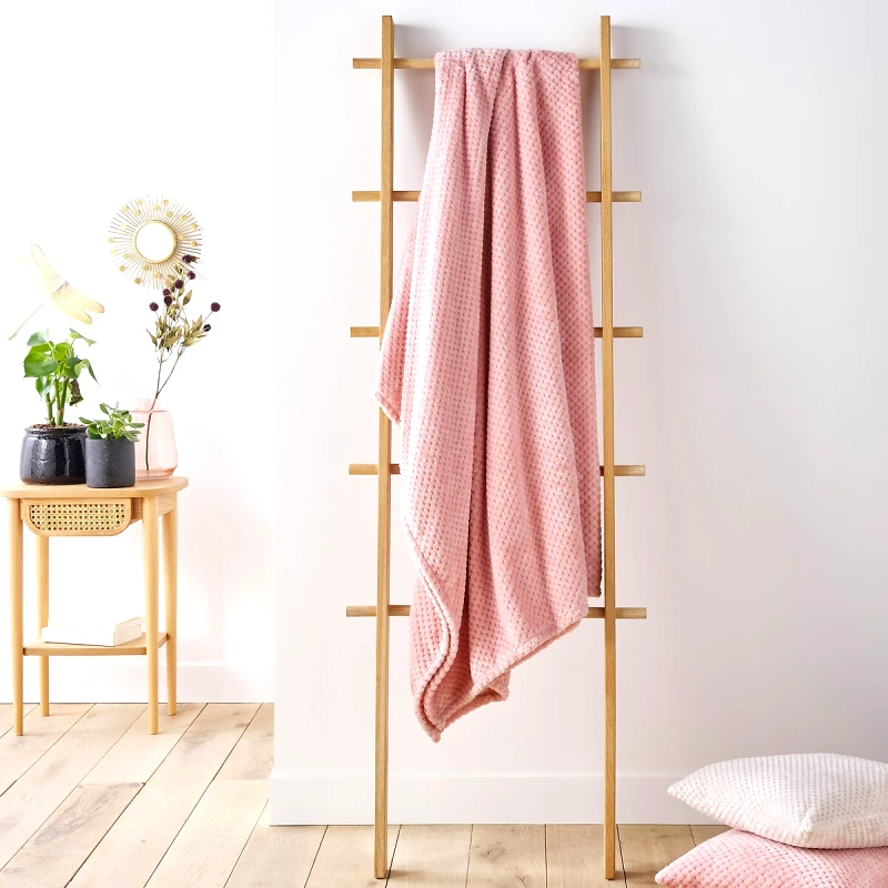 La Redoute Interieurs Ριχτάρι από μικροΐνες One size Μ130xΠ180cm