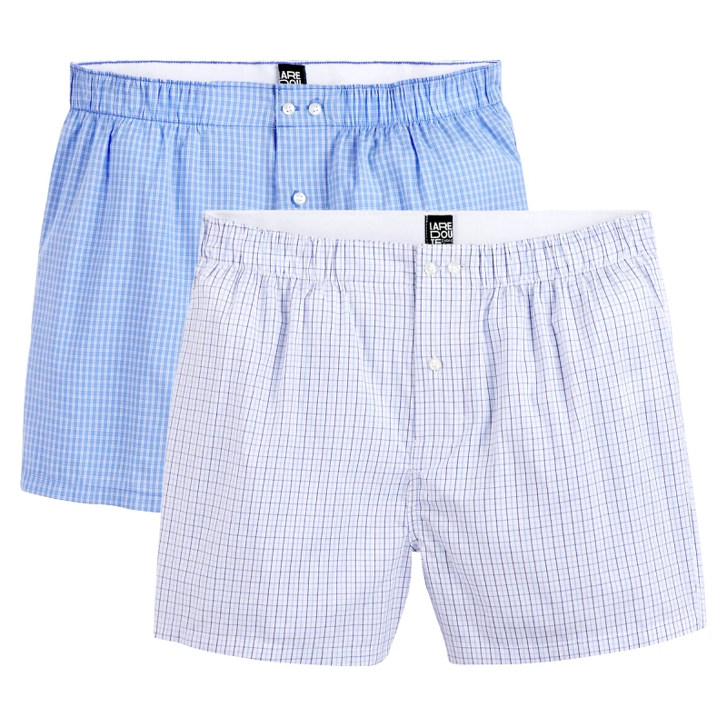 La Redoute Collections Σετ 2 καρό μποξεράκια
