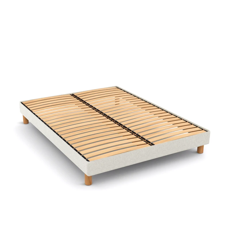 La Redoute Interieurs Καπιτονέ βάση κρεβατιού με ορατές τάβλες 70x190 cm