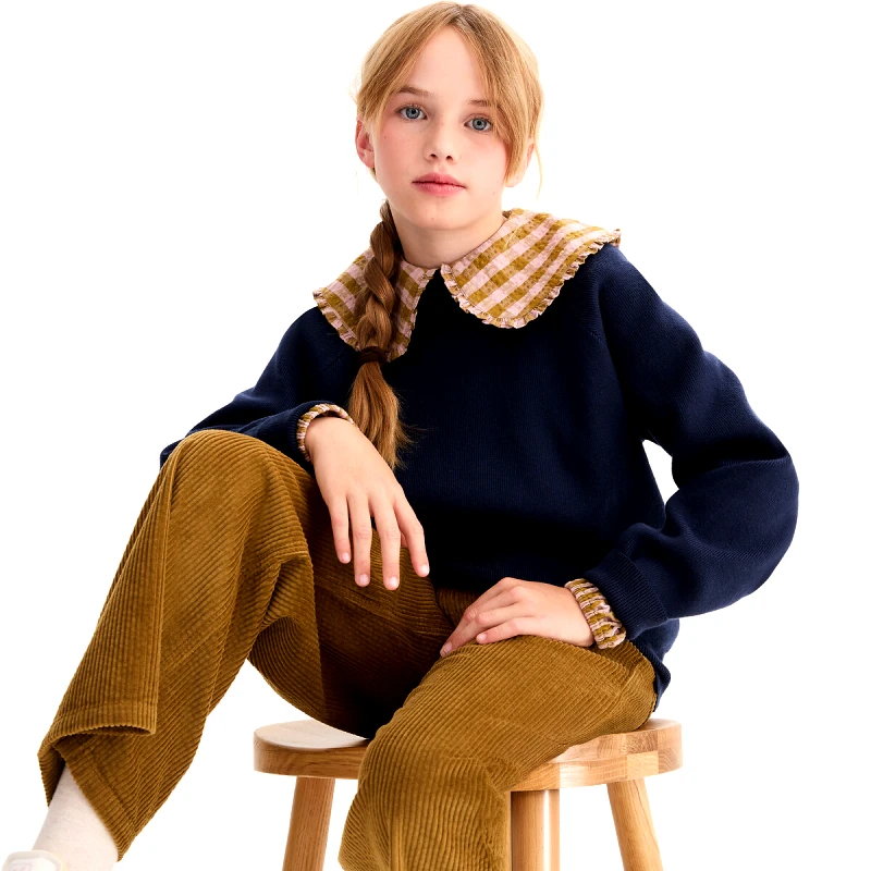 La Redoute Collections Πουλόβερ με στρογγυλή λαιμόκοψη από λεπτή πλέξη