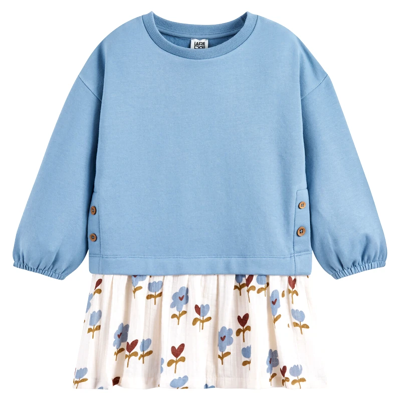 La Redoute Collections Φόρεμα με μακριά μανίκια 2 σε 1