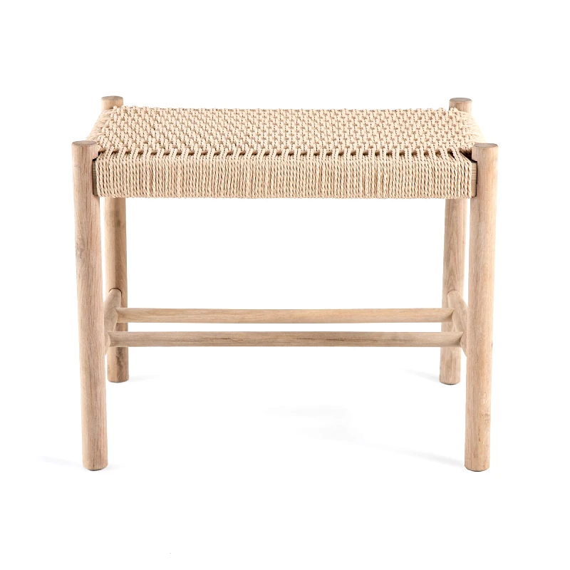 La Redoute Interieurs Πάγκος ταμπουρέ από σχοινί Μ35xΠ56xΥ45cm