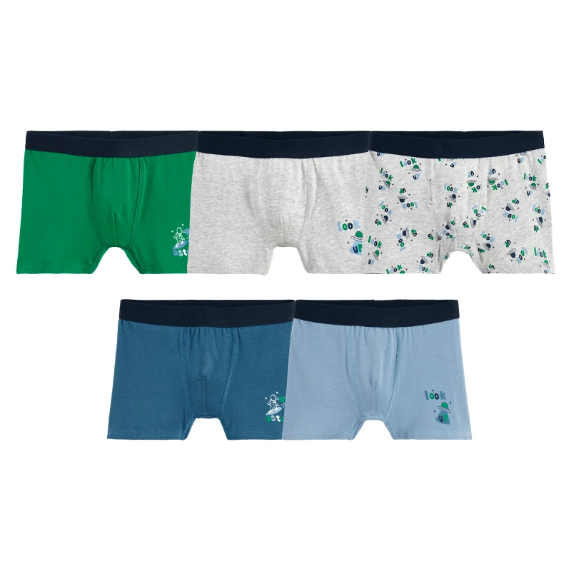 La Redoute Collections Σετ 5 μποξερ με θέμα αστροναύτη