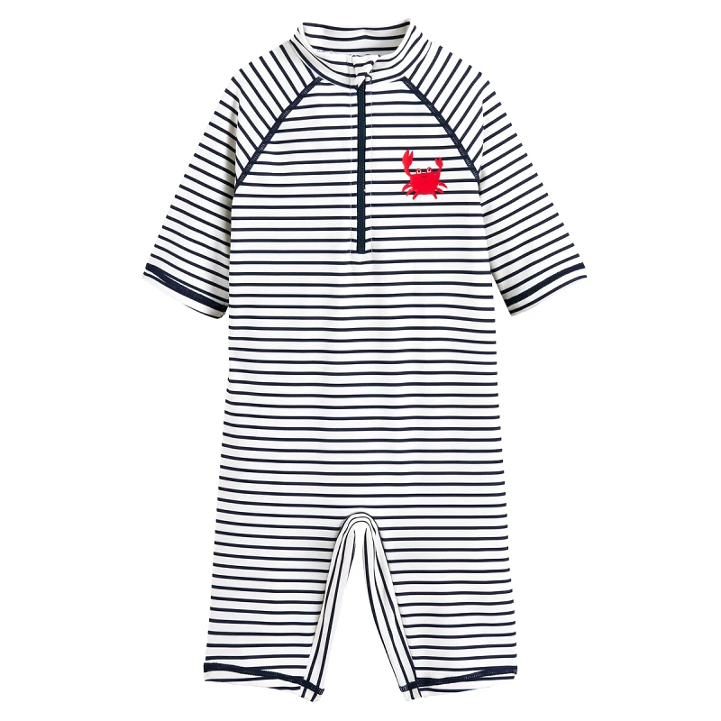 La Redoute Collections Ολόσωμο ριγέ μαγιό