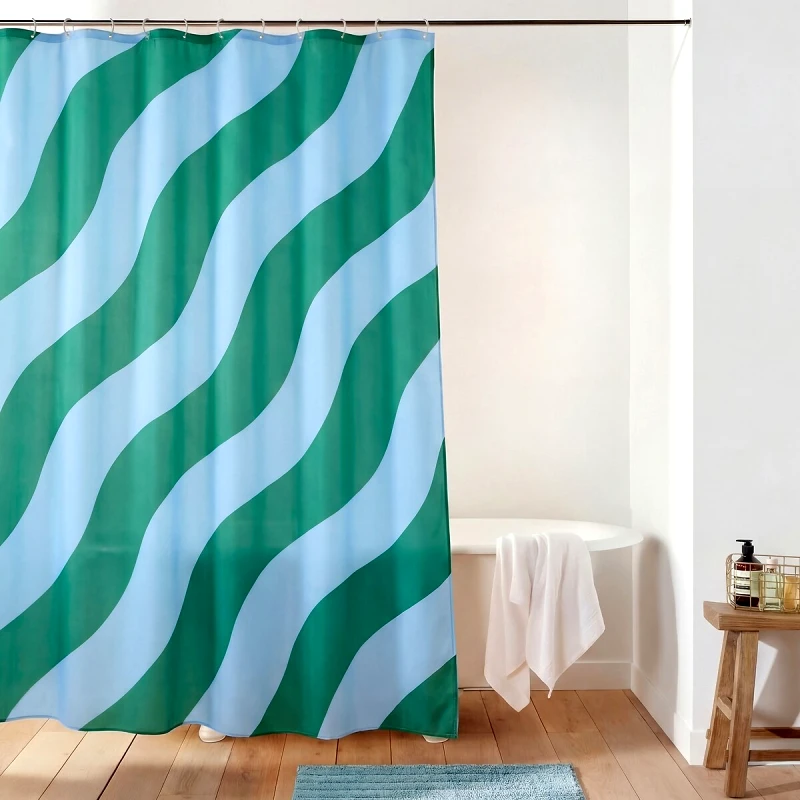 La Redoute Interieurs Κουρτίνα μπάνιου με σχέδιο 200x180 cm