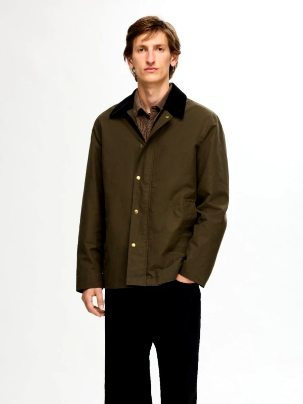Selected Selected Walter Waxed Ανδρικό Jacket 16094041 Grape Leaf Πράσινο