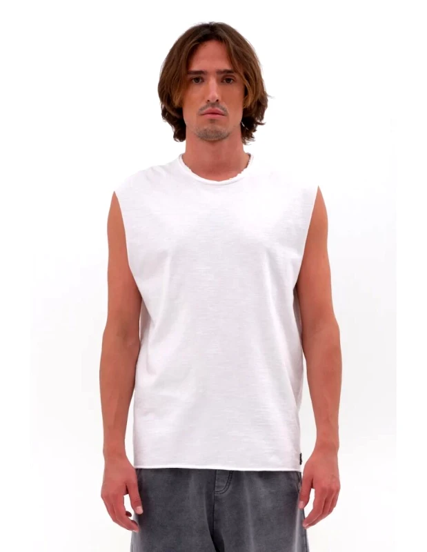 Dirty Laundry Dirty Laundry Ανδρικό Αμάνικο T-Shirt DLMTT000002 Λευκό
