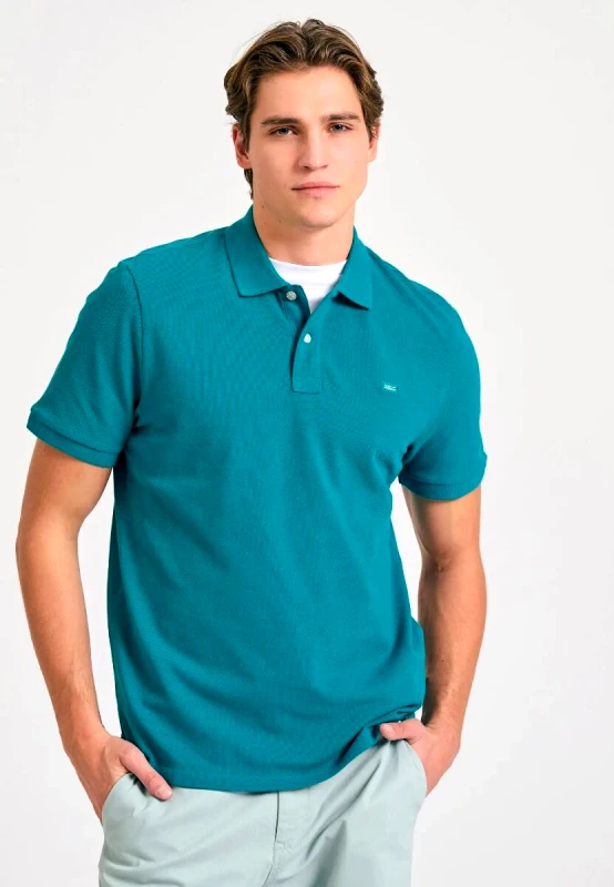 Funky Buddha Funky Buddha Ανδρική Polo Μπλούζα FBM011-001-11 Πράσινο