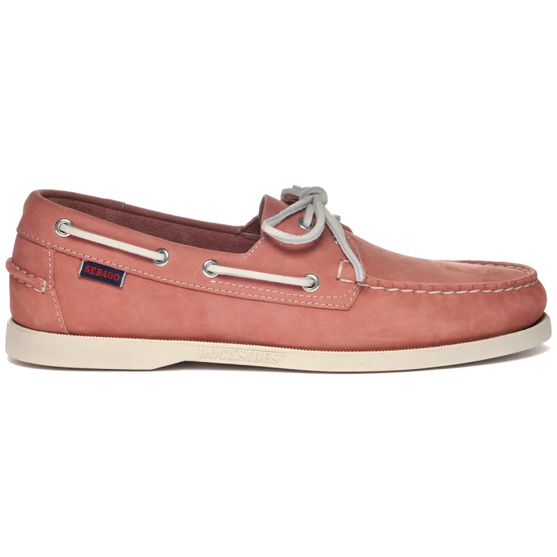 Sebago Sebago Docksides Portland Ανδρικά Nubuck Παπούτσια L7000GA0-A22R Ρόζ
