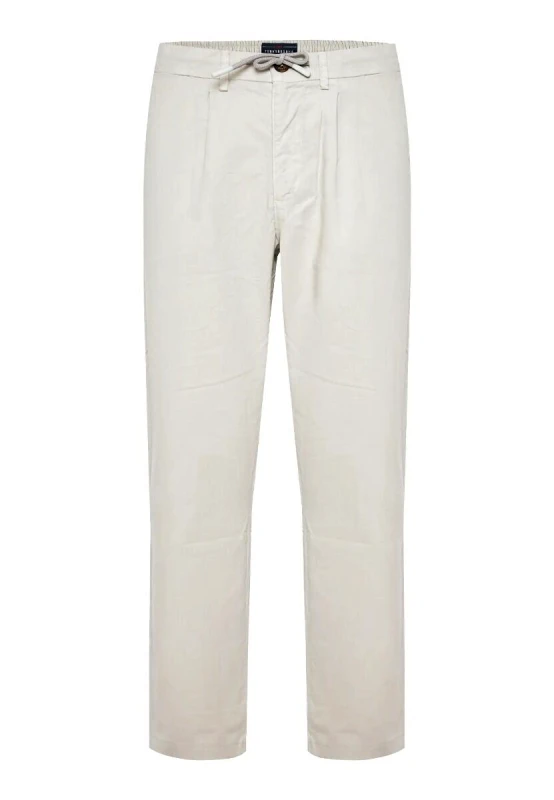 Funky Buddha Funky Buddha Ανδρικό Comfort fit chino παντελόνι FBM011-014-02 Σκούρο Γκρί