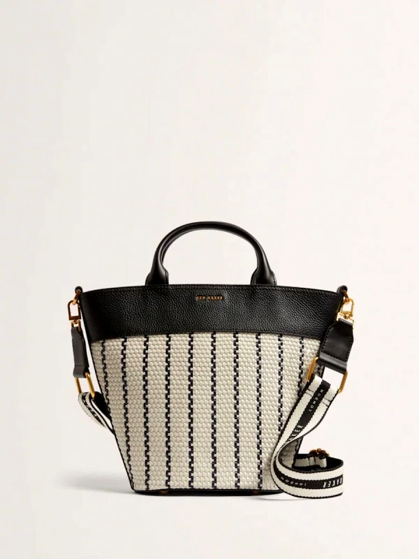Ted Baker Ted Baker RIVERI Woven Webbing Bucket Bag Σκούρο Μπλέ