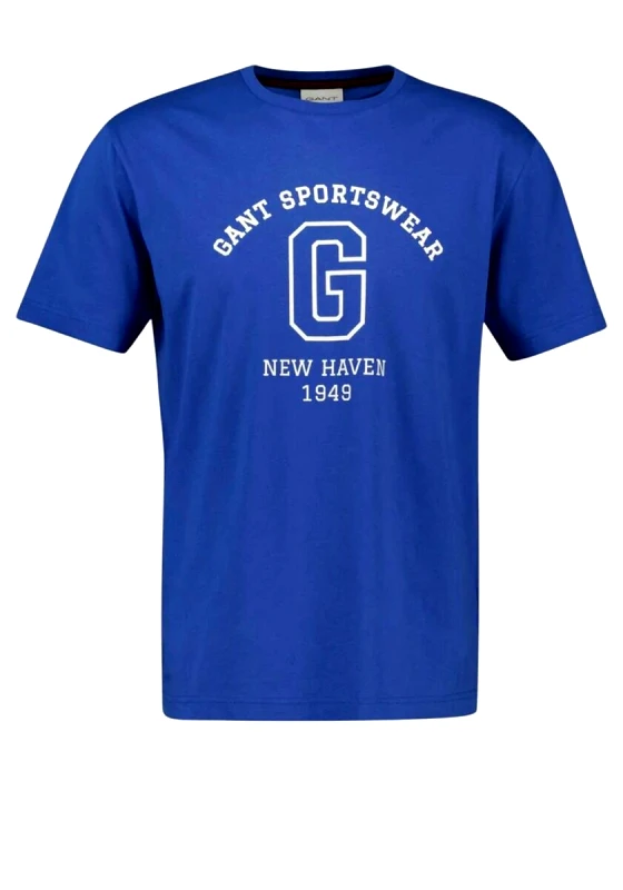 Gant Gant Ανδρικό Κοντόμανικο Graphic T-Shirt 2003310 Μπλέ