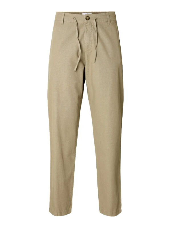 Selected Selected Brady Slim Tape Ανδρικό Παντελόνι 16097927 Μπέζ