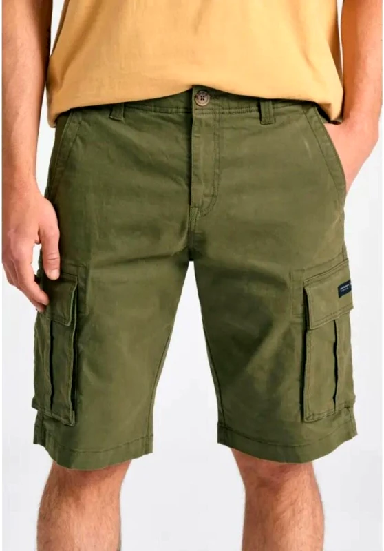 Funky Buddha Funky Buddha Ανδρική Cargo Βερμούδα FBM011-002-03 Χακί