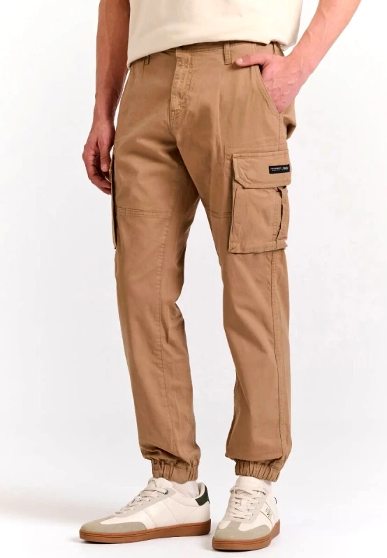 Funky Buddha Funky Buddha Ανδρικό Cargo Παντελόνι FBM011-030-02 Μπέζ