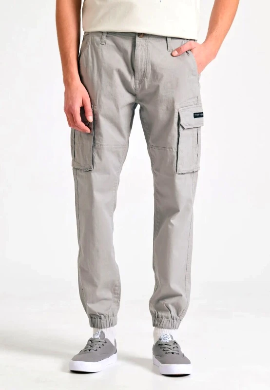 Funky Buddha Funky Buddha Ανδρικό Cargo Παντελόνι FBM011-030-02 Σκούρο Γκρί
