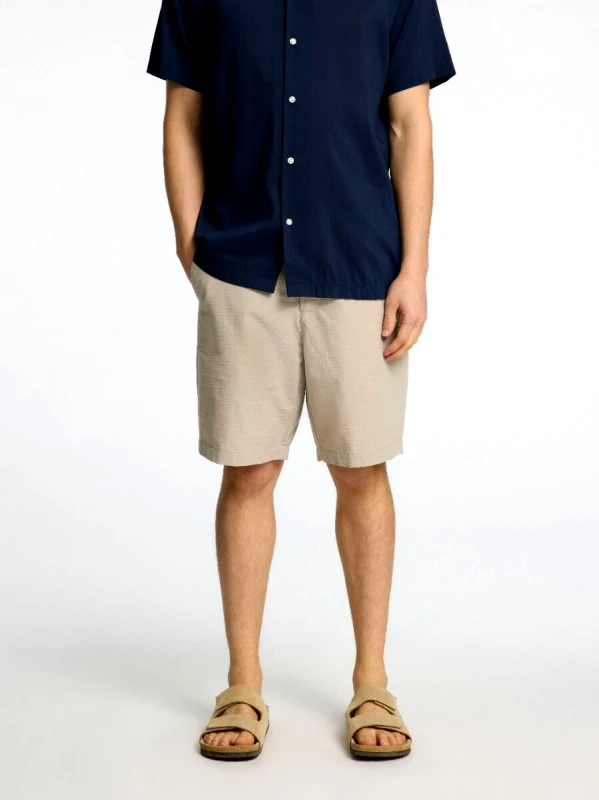 Selected Selected Karl Regular Fit Βερμούδα Shorts 16092367 Εκρου