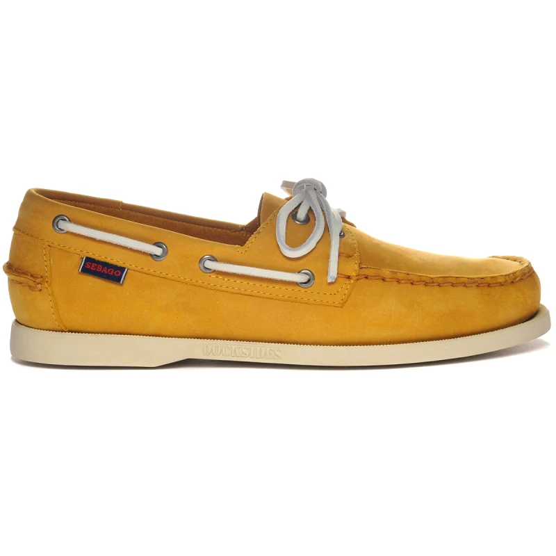 Sebago Sebago Docksides Portland Ανδρικά Nubuck Παπούτσια L7000GA0-A9BR Κίτρινο