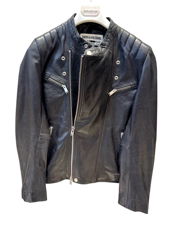 Zadig & Voltaire Zadig & Voltaire Δερμάτινο Jacket Black Μαύρο