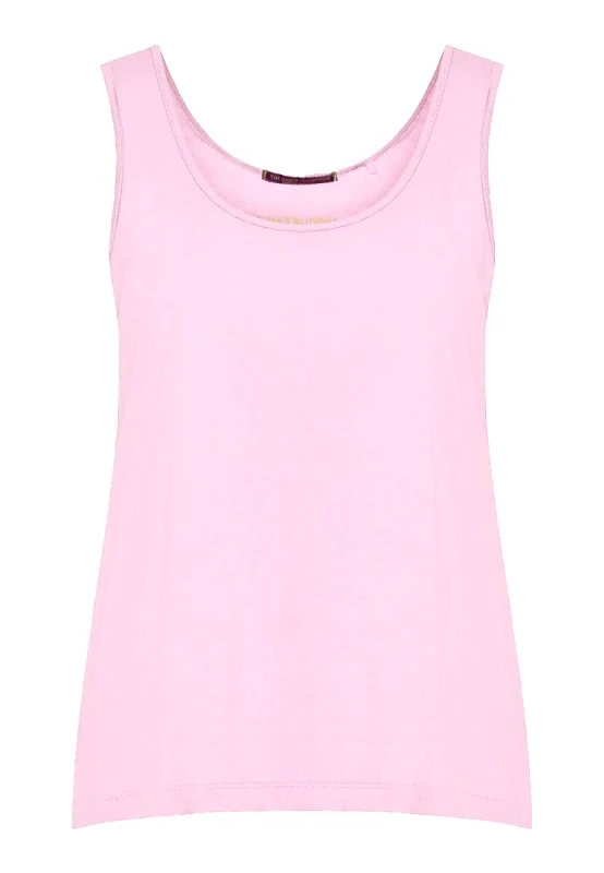 Funky Buddha Funky Buddha Γυναικείο Tank Top FBL011-105-04 Ρόζ