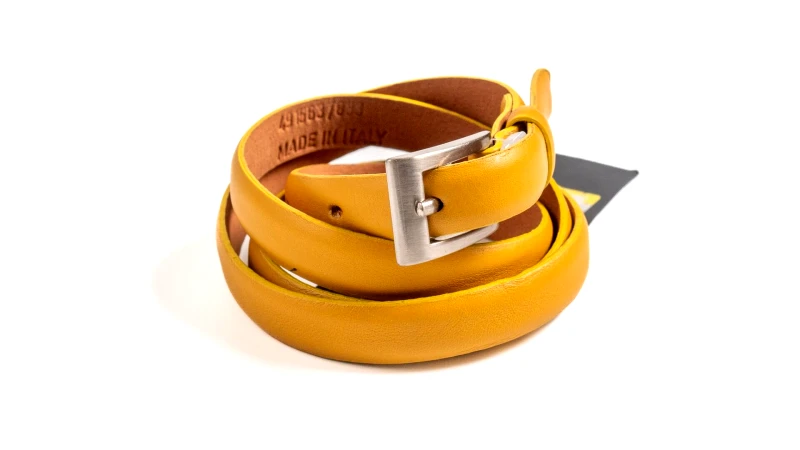 Gant Gant Γυναικεία Δερμάτινη Ζώνη 491563 Μουσταρδί