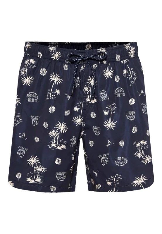 Funky Buddha Funky Buddha Ανδρικό Μαγιό FBM011-007-16 Σκούρο Μπλέ