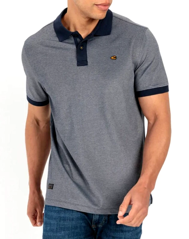 Camel Active Camel Active Ανδρική Κοντομάνικη Polo Μπλούζα C241-409965-3P10 Σκούρο Γκρί