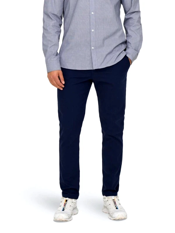 Only and Sons Only and Sons Mark Pete Slim Fit Παντελόνι 22028132 Σκούρο Μπλέ