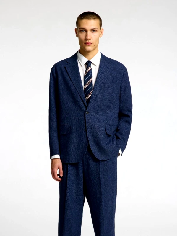 Selected Selected Easton Ανδρικό Blazer 16098993 Σκούρο Μπλέ