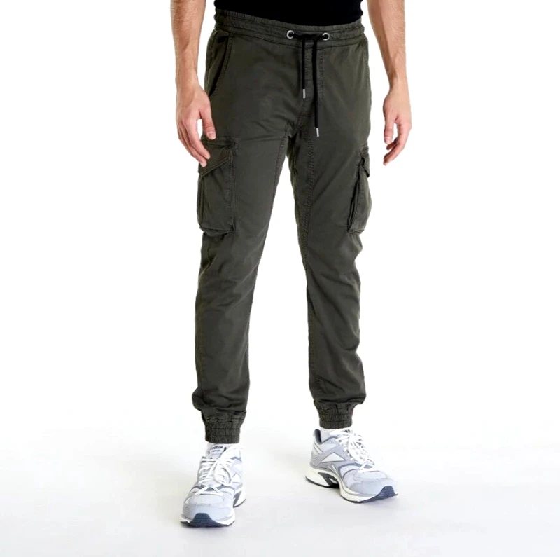 Alpha Industries Alpha Industries Ανδρικό Cotton Twill Jogger 116202 Σκούρο Γκρί