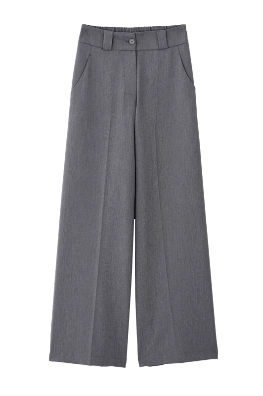Philosophy Philosophy T/R Wide Leg Pants TR44557 Σκούρο Γκρί