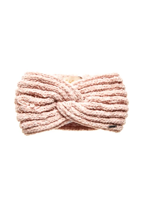 Funky Buddha Funky Buddha Γυναικεία Πλεκτή Κορδέλα Μαλλιών FBL010-122-10 Ρόζ