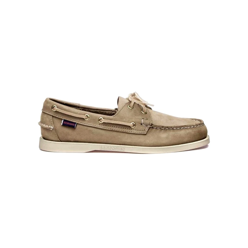 Sebago Sebago Docksides Portland Γυναικεία Nubuck Παπούτσια 74121SW Μπέζ
