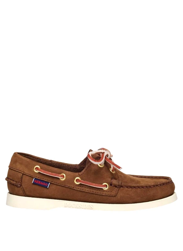 Sebago Sebago Docksides Portland Γυναικεία Nubuck Παπούτσια 74121SW Καφέ