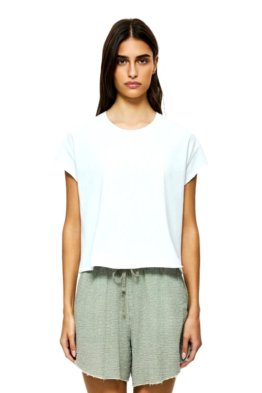 Dirty Laundry Dirty Laundry Γυναικείo Raw Edges T-Shirt DLWT000147 Λευκό